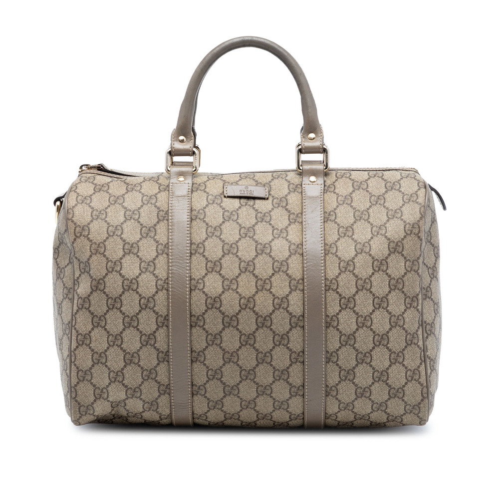 Pre-Loved Gucci Medium GG Supreme Joy Boston Bag